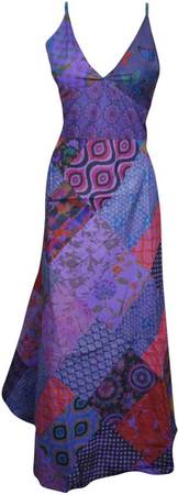 Indiatrendzs Women Maxi Purple Dress