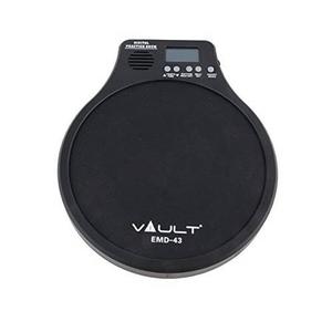 Vault Electronic Practice Drum Pad, Black in 
