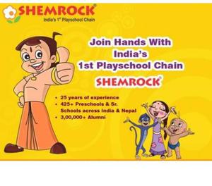 Open A SHEMROCK Preschool New Delhi