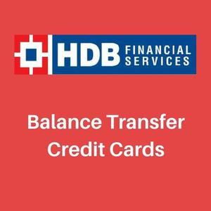 Credit Cards features for balance transfer - HDBFS
