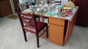 Dining table & 4 chairs