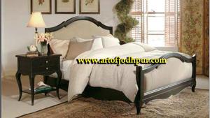 furniture online double bed with side table