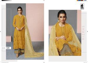 sahiba shaziya catalog at wholesale and singles Fabric -
