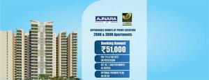 Ajnara Prime Tower offering 2,3BHK for booking Call us: