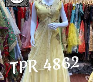 TPR  Net front n back embroidered gonw wd net embroidere