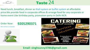 Catering service in corporate office and events