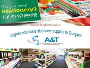 Stationery shop in Gurgaon, Dial +91 