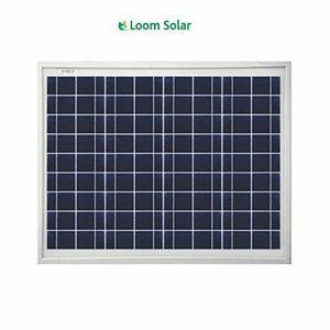 Loom solar 20 watt 12 volt panel for small battery