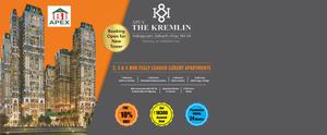 Apex The Kremlin 2, 3 BHK for booking call us: +