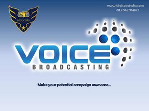 Voice Broadcasting Service provider India