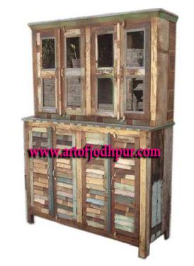 Jodhpur reclaimed wood cabinets