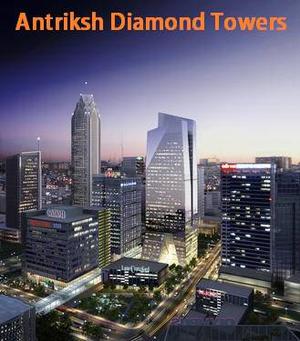 Get Affordable 4BHK + S flat in Antriksh Diamond Towers