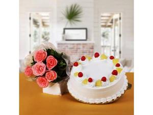 Birthday Flowers and Cake Delivery Online