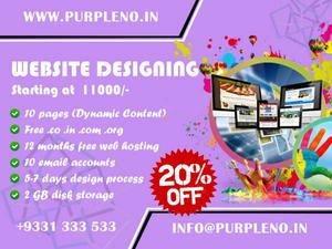 Get flat 20% discount on website design services