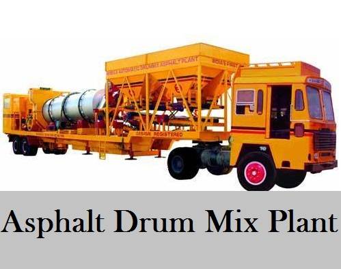 Asphalt drum mix plant Manufacturer & Supplier in India