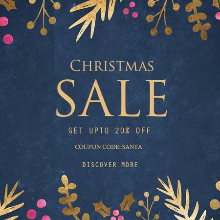20% off Christmas Deals, Discounts