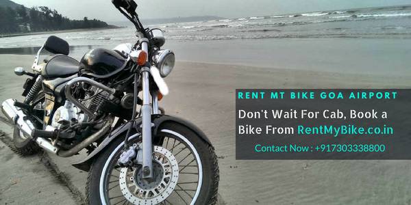 Rent a bike in Goa Airport