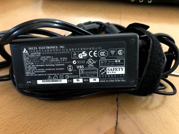 Laptop Charger/Adapter - Delta Electronics