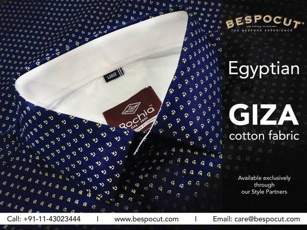Giza Cotton Fabric Available At Bespocut