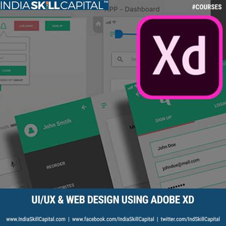 UI/UX & WEB DESIGN USING ADOBE XD