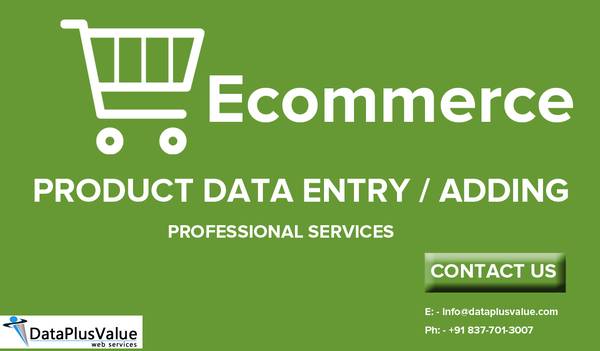 Ecommerce Product Data Entry Services | DataPlusValue