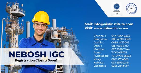 NEBOSH IGC Courses in India