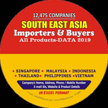 South East Asia - Importers & Buyers -All Products Data 