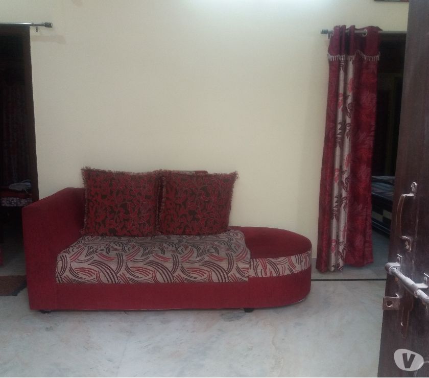 Lounge red sofa for sale with fabric centre table Hyderabad