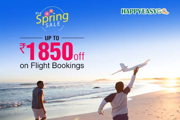 Only Few Days left to save on Flights with Pre Spring Sale