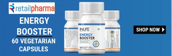 Buy Inlife Energy Booster Supplement - 60 Vegetarian