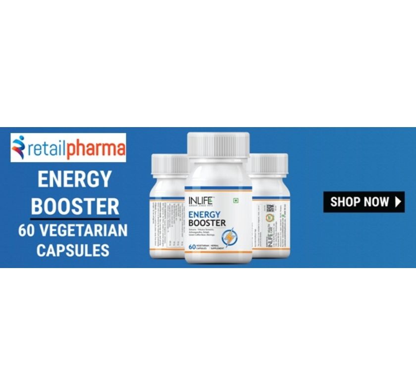 Buy Inlife Energy Booster Supplement - 60 Vegetarian Capsule