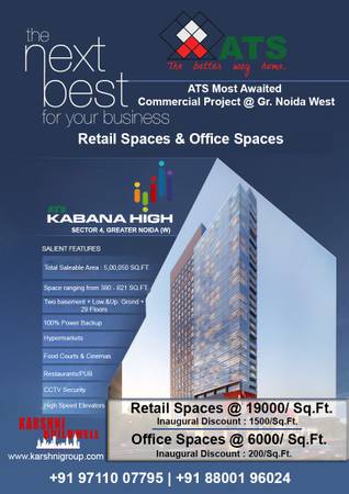 ATS Kabana High – New Launch Commercial Project in Greater