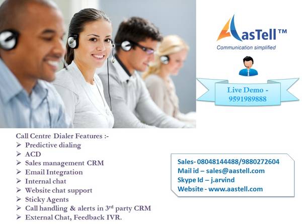 Improve your customer service with AasTell dialers!!