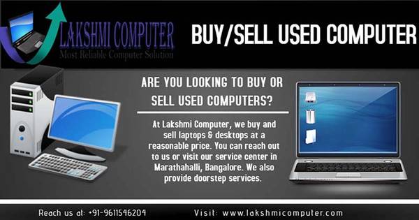 Used Laptop & Desktop in Marathahalli Bangalore