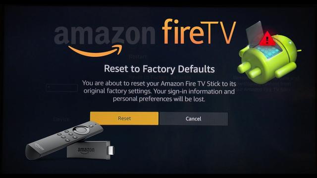 how to reset amazon fire stick