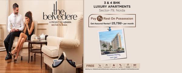 Ajnara The Belvedere offering 3 bhk call us: 