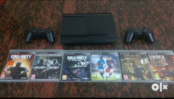 Ps3 With Six Game's And 2 Wireless Controller