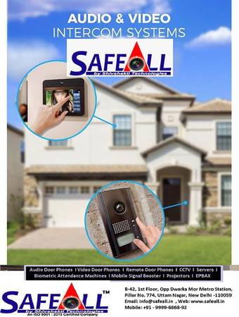 SAFEALL Video And Audio Door Phone On Cheapest Price