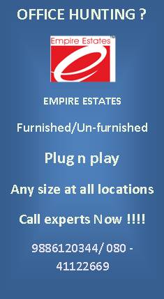 sq. ft Exclusive office space, for rent at white field