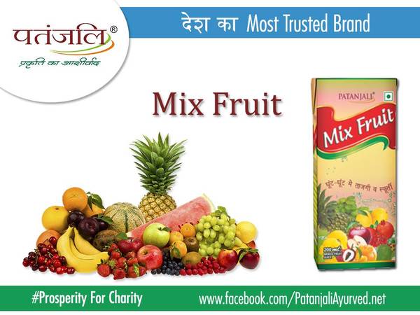 Patanjali’s Mix Juices, a Blend of fruits with a gift of