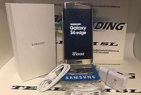 My Samsung Galaxy S6 edge 128GB gold with accessories in box