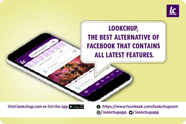 LookChup App | Facebook Alternative