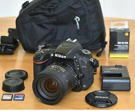 My Nikon D750 DSLR Camera w AFS 2485mm G VR Lens in box