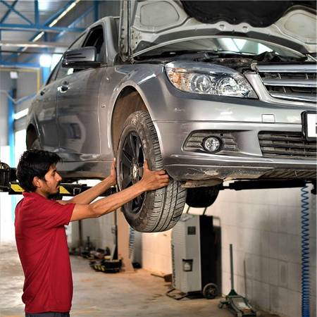 Tyre Rotation service starting at just ₹199.
