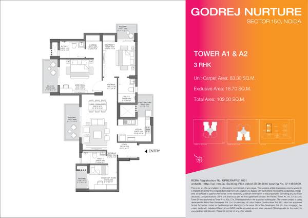 Godrej Nurture: Luxury 2/3/4BHK Homes in Sector 150