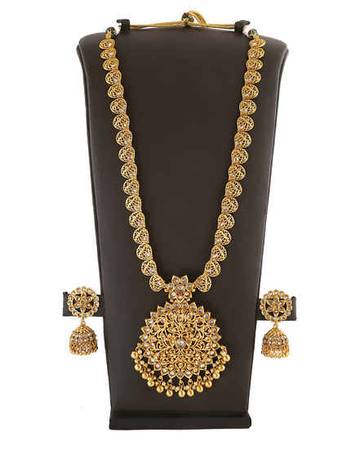 Buy Designer Long Necklace & Long Haram Online for Women at