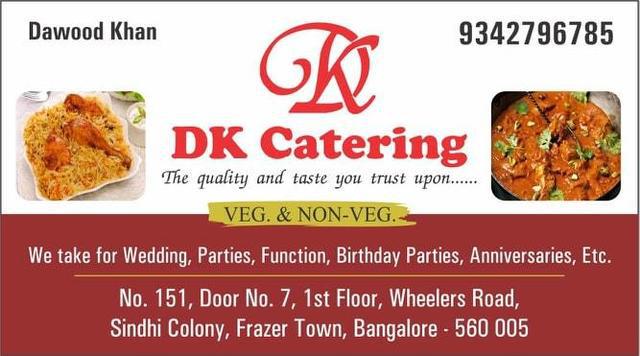 DK Catering The Quality and taste you trust upon
