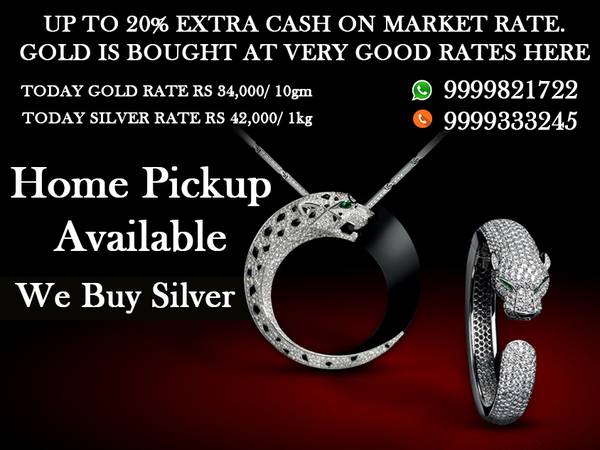 Cash for all silver Jewelry items buyer