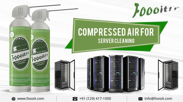 Compressed Air for Server Cleaning
