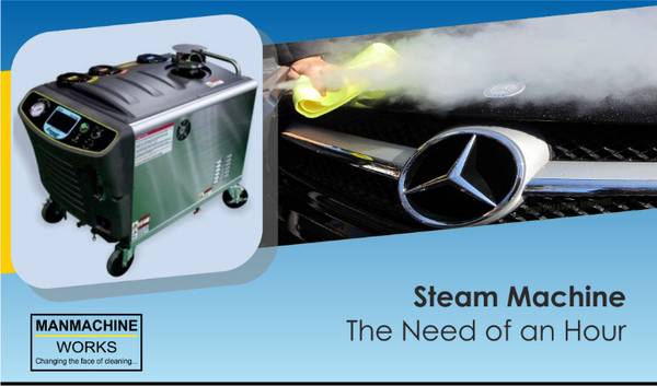 Steam Jet Car Cleaning and Wax System in Delhi/NCR